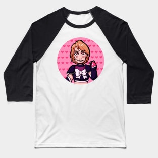 Cure Black Baseball T-Shirt